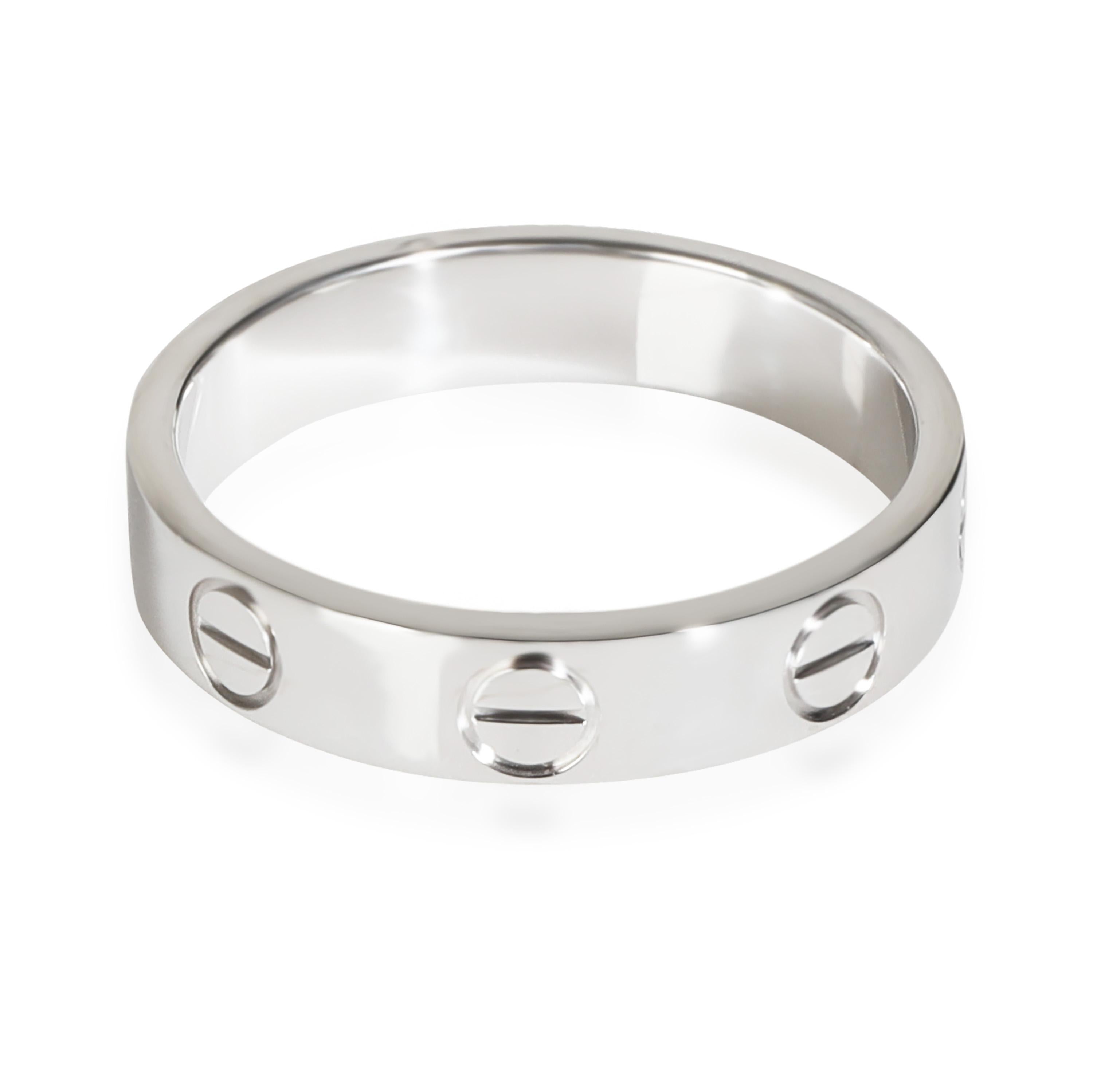 Cartier Love Wedding Band (White Gold)

PRIMARY DETAILS
SKU: 143623
Listing Title: Cartier Love Wedding Band (White Gold)
Condition Description: Cartier's Love collection is the epitome of iconic, from the recognizable designs to the history behind