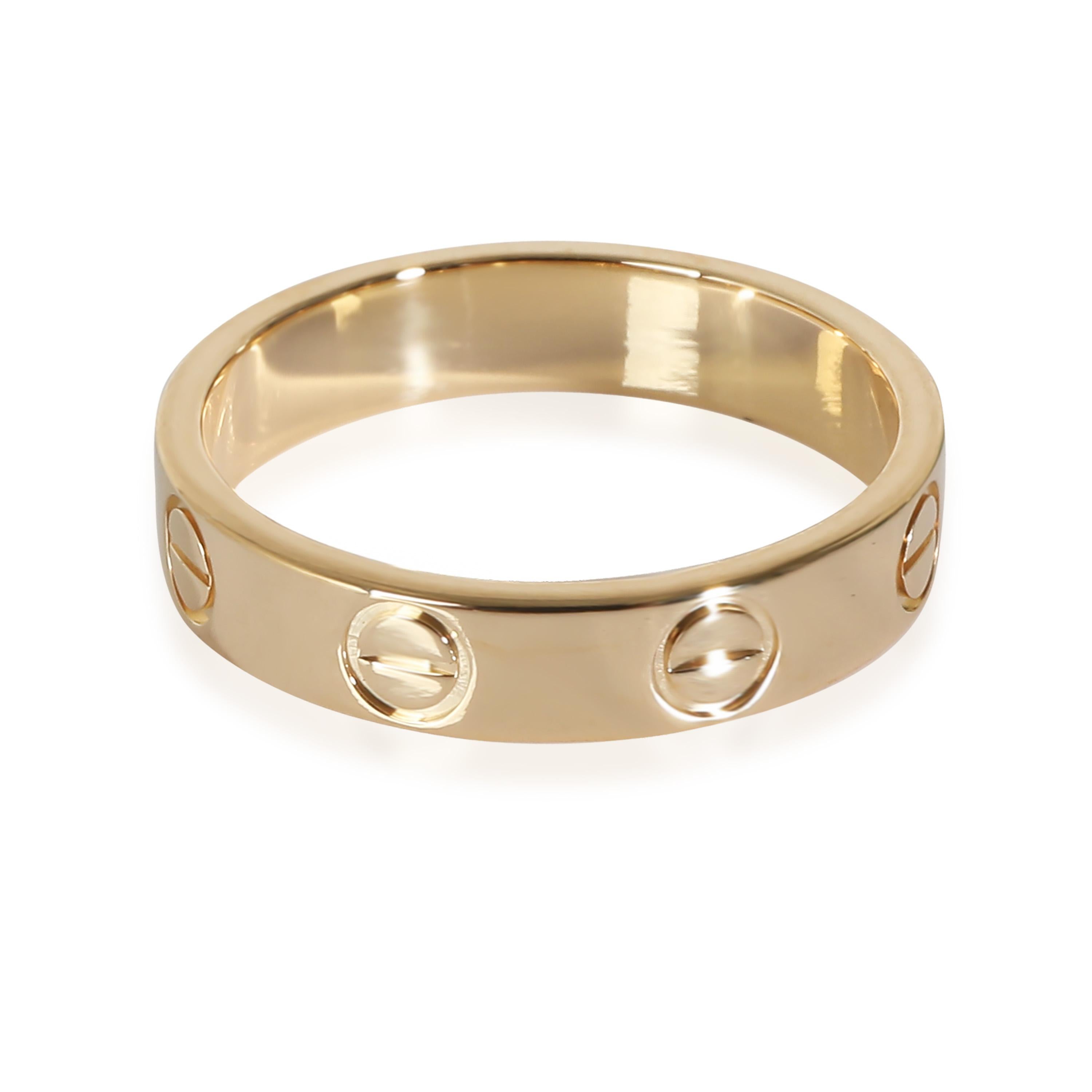 Cartier Love Band in 18k Yellow Gold

PRIMARY DETAILS
SKU: 140024
Listing Title: Cartier Love Band in 18k Yellow Gold
Condition Description: Cartier's Love collection is the epitome of iconic, from the recognizable designs to the history behind the