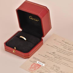 Cartier Love Wedding Ring Yellow Gold Size 56
