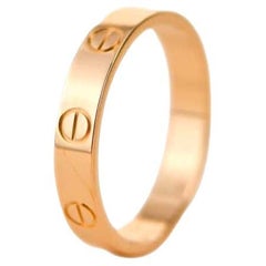 Cartier Love Wedding Ring Yellow Gold Size 56