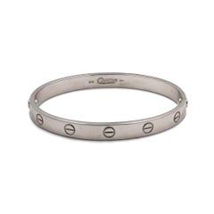Cartier 'Love' White Gold Bracelet