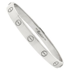 Cartier 'Love' White Gold Bracelet