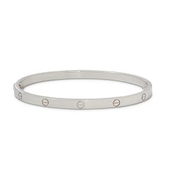 Cartier 'Love' White Gold Bracelet, Small Model