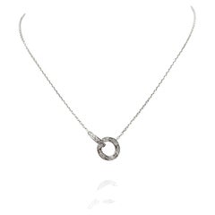 Cartier Love White Gold Diamond Necklace