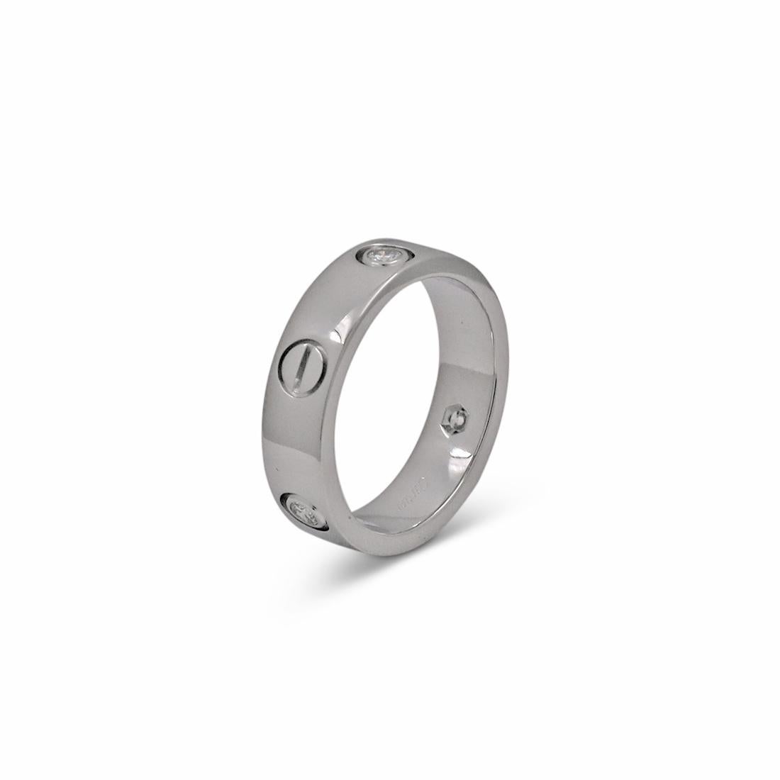 cartier 750 ring 52833a ito price