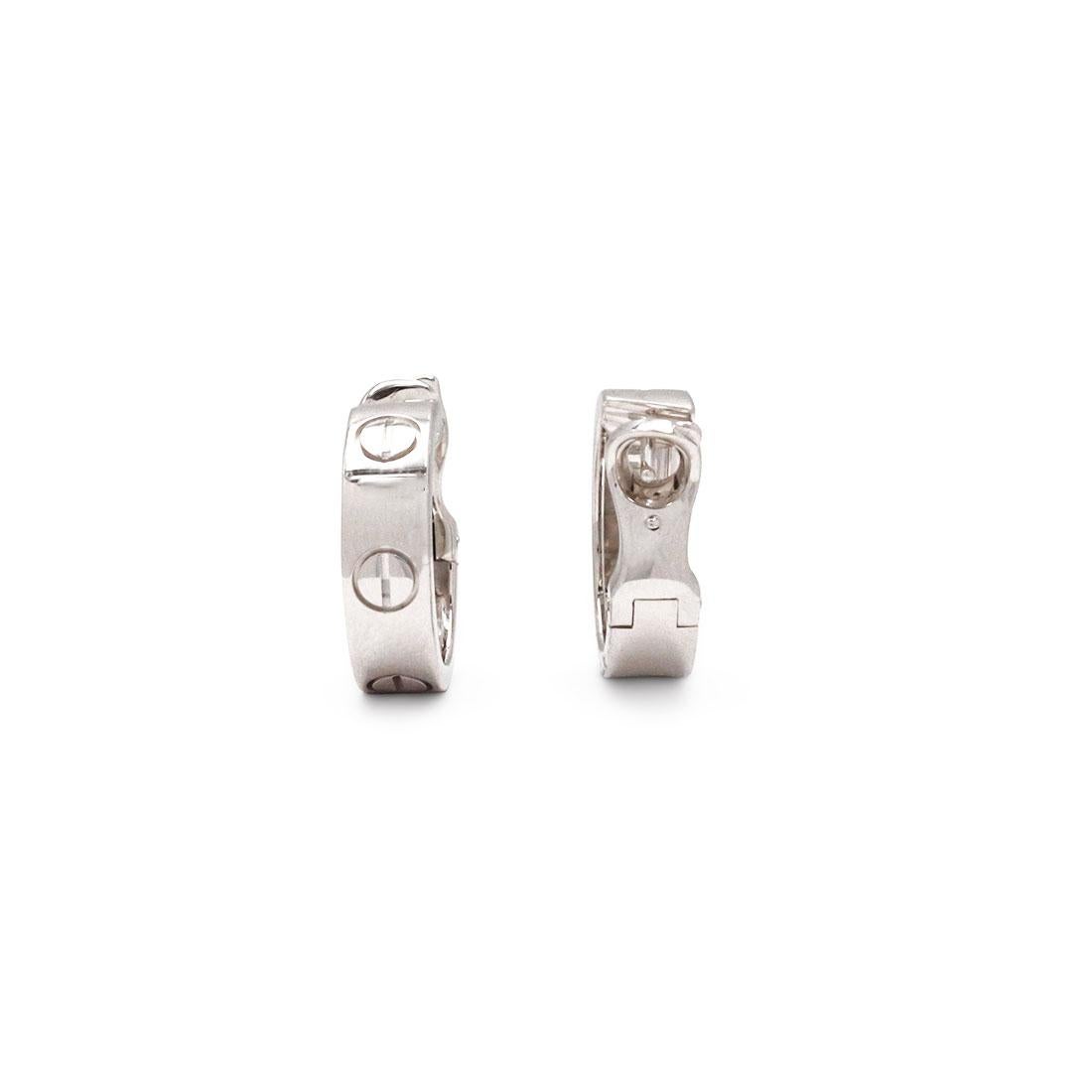 cartier love single earring