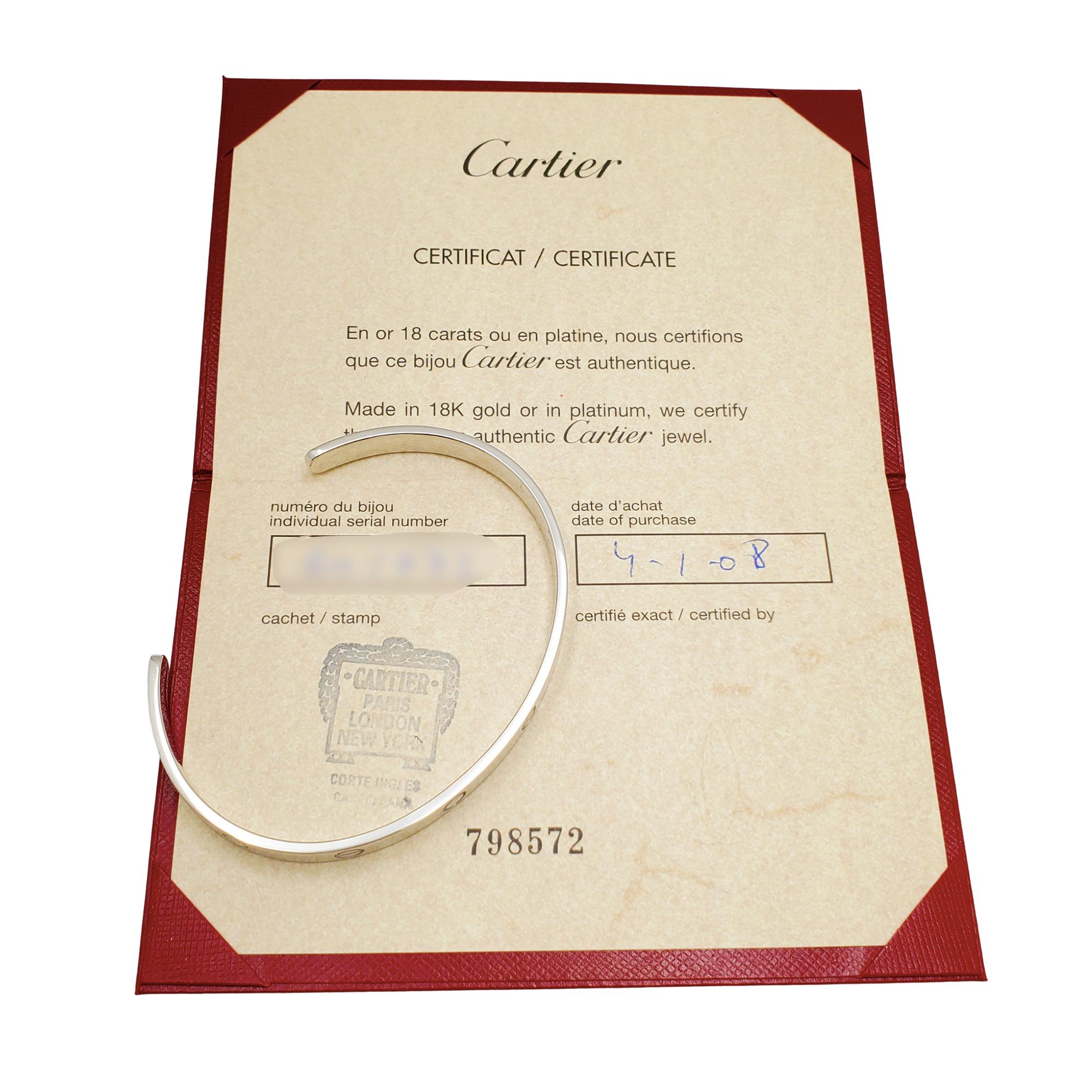 how to open cartier bracelet