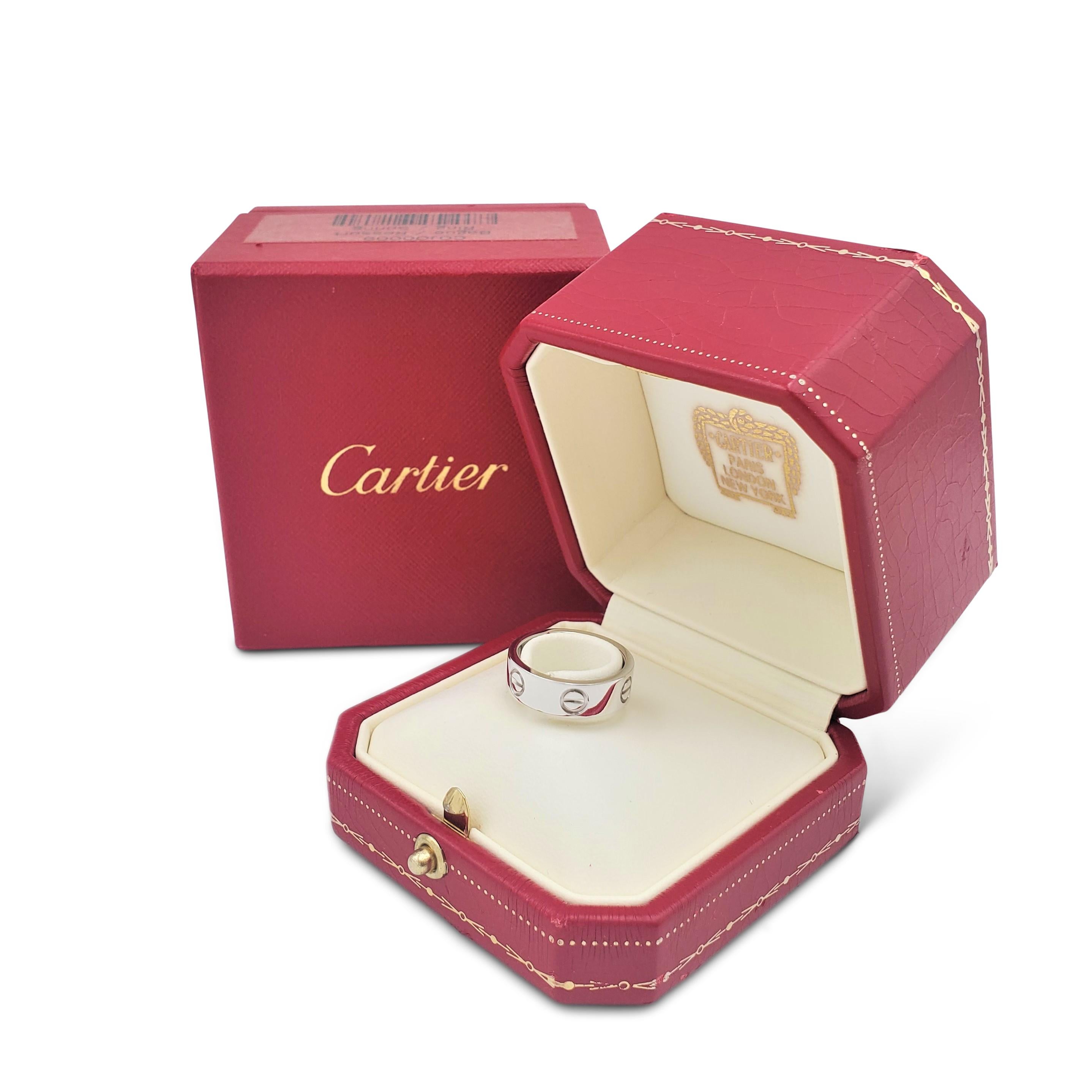 Cartier 'Love' White Gold Ring 2