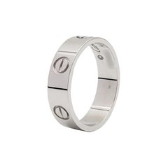 Cartier 'Love' White Gold Ring