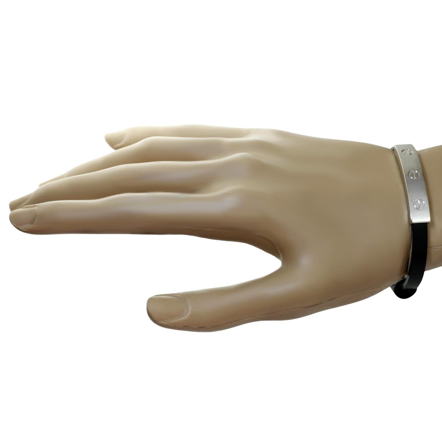 cartier leather bracelet