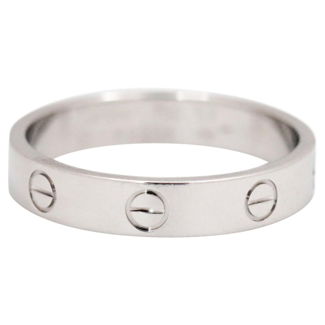 Cartier Love White Gold Wedding Band