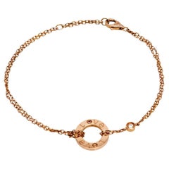 Cartier Love Xmas Edition Diamond Sapphire 18K Rose Gold Bracelet