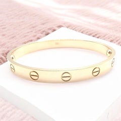 Cartier Love Yellow Gold Bangle Bracelet