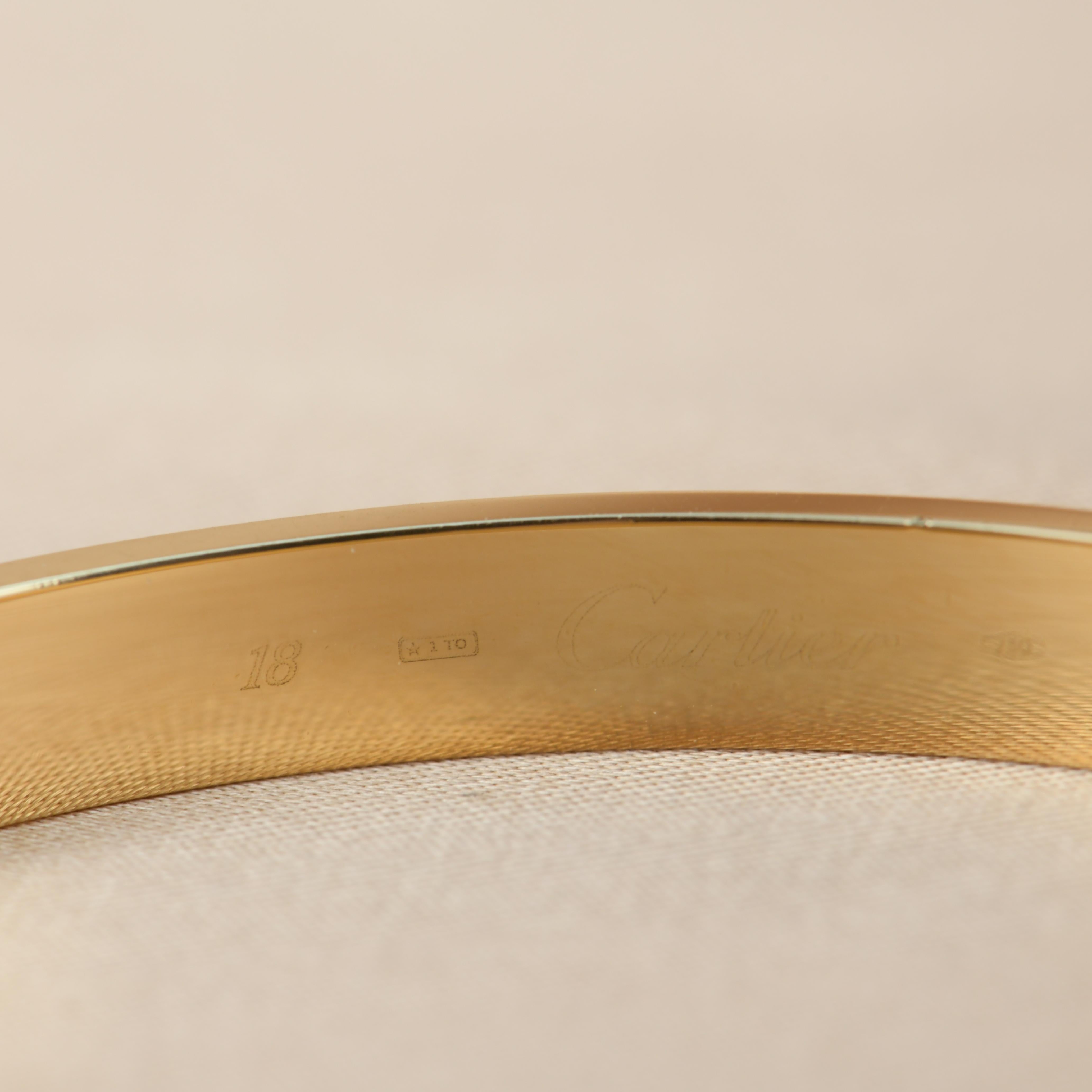 Cartier Love Yellow Gold Bracelet B6035517 1