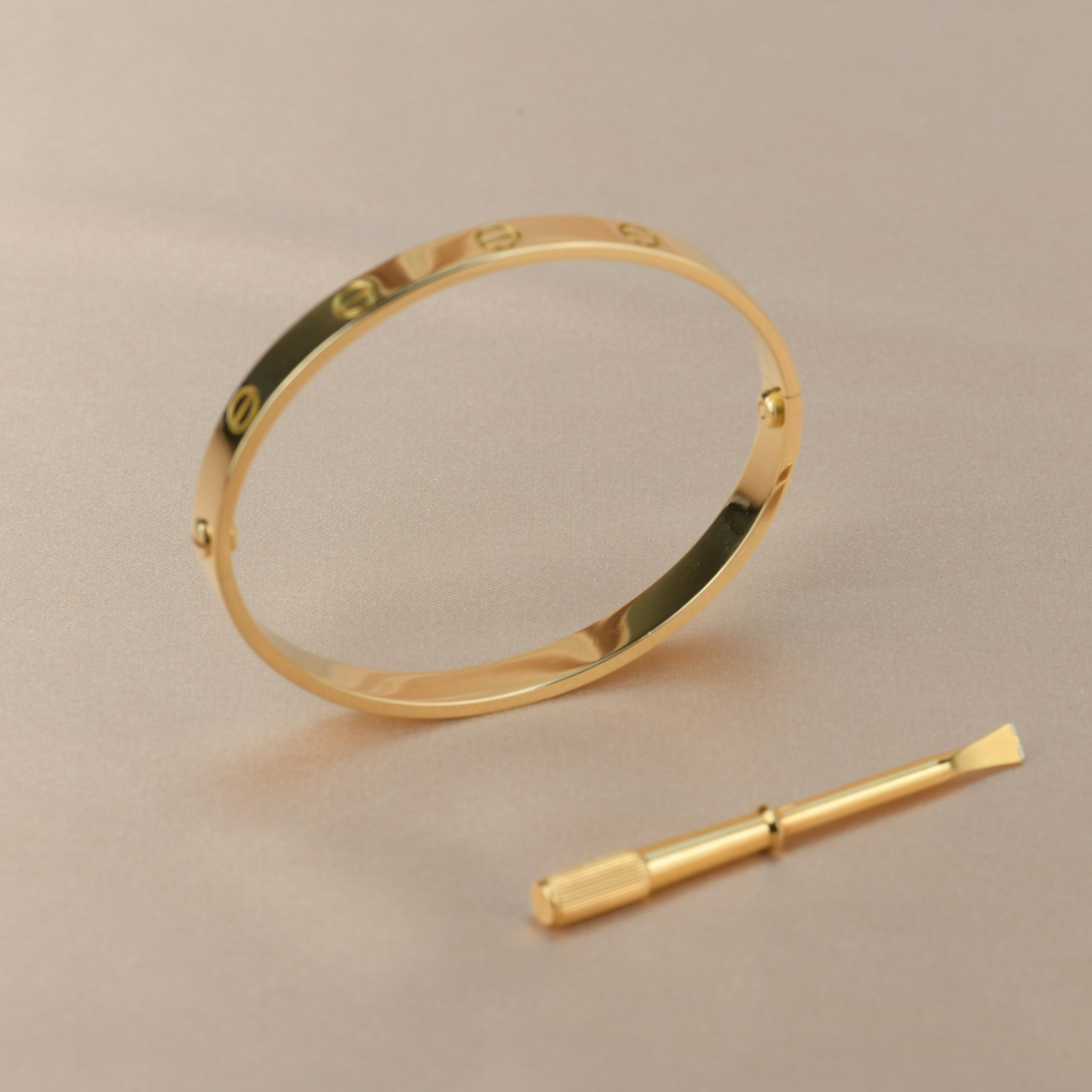 Cartier Love Yellow Gold Bracelet B6035517 2