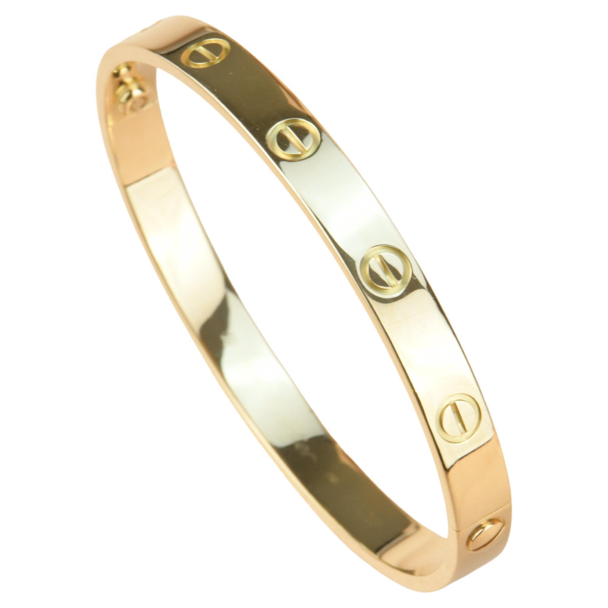 Cartier Love Open Cuff Bracelet at 1stDibs