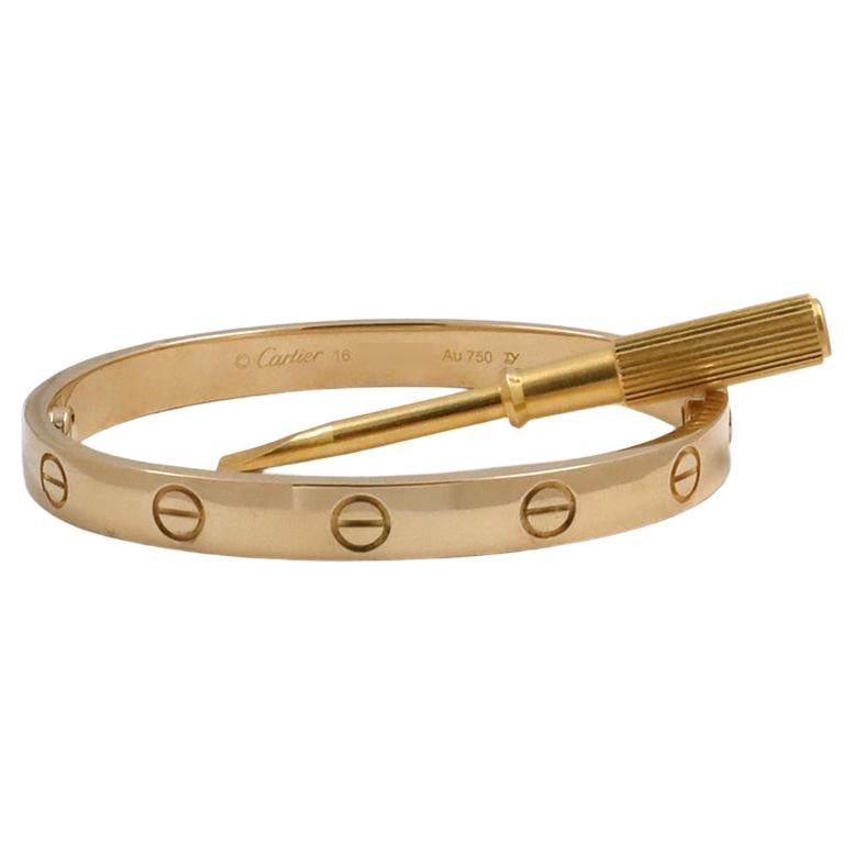 Cartier 'Love' Yellow Gold Bracelet