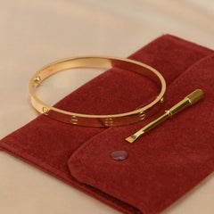 Cartier Love Yellow Gold Bracelet Size 20