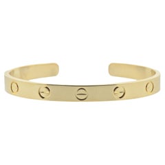 Cartier Love Yellow Gold Cuff Bracelet