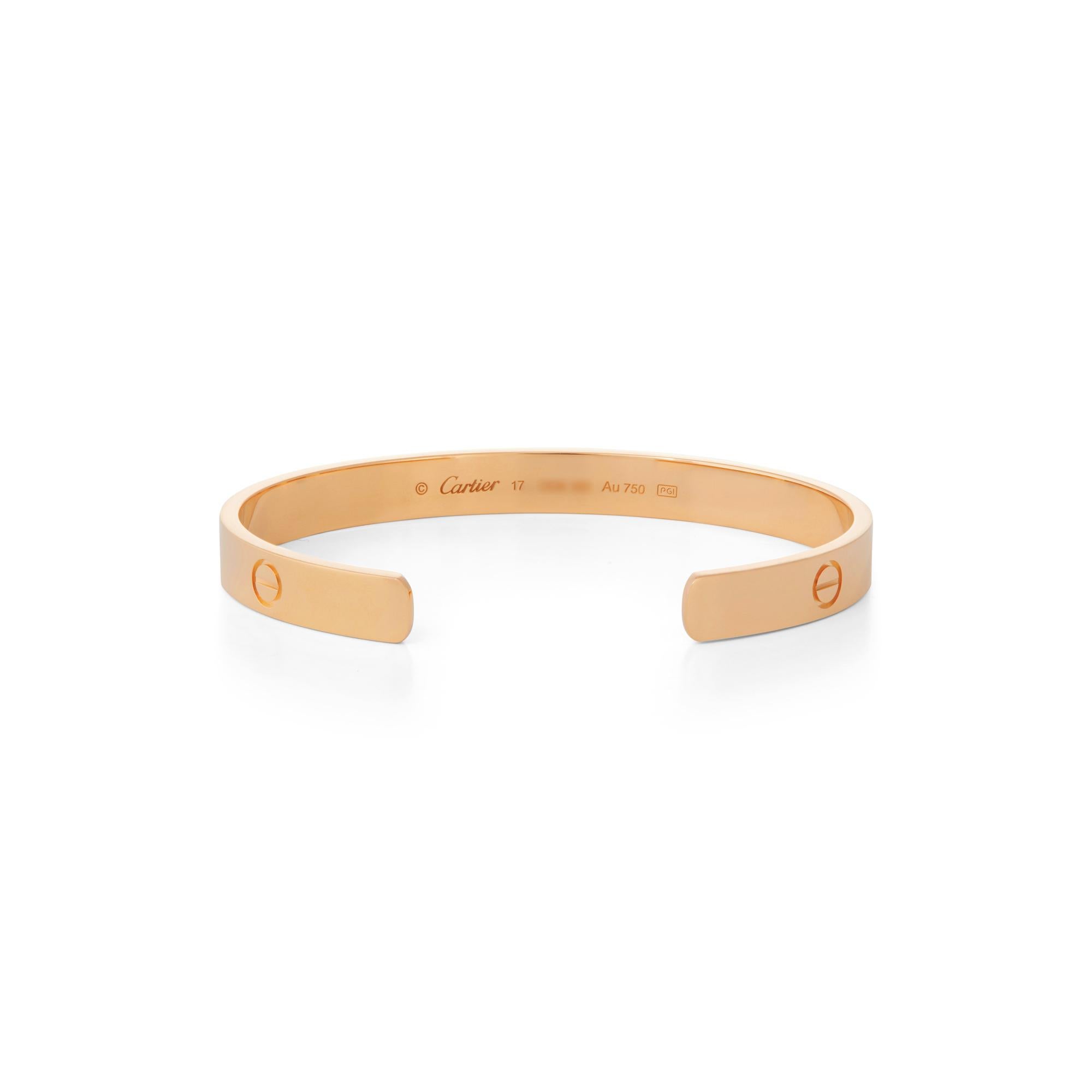 cartier love bracelet stamp