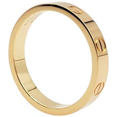 Cartier 'Love' Yellow Gold Wedding Band