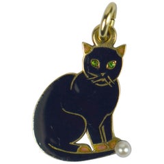 Cartier Lucky Black Cat Charm Pendant