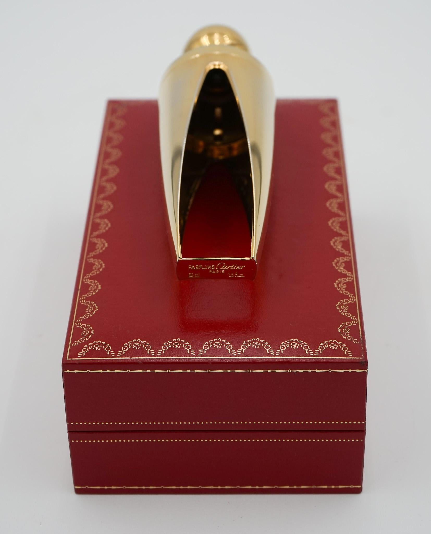 CARTIER LUXE OR ATOMISER PARFUM FLACON 