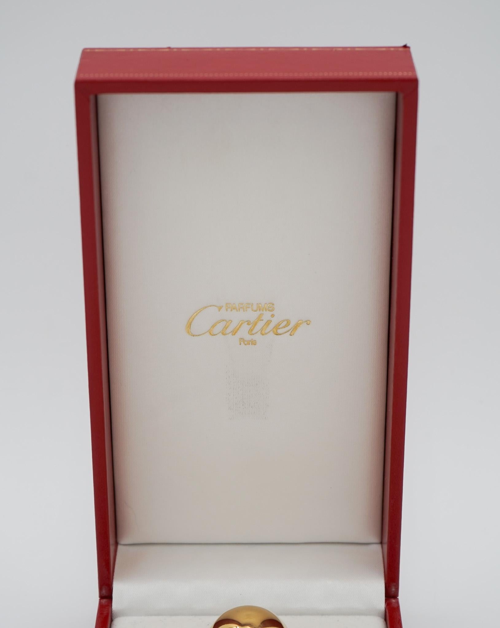CARTIER LUXE OR ATOMISER PARFUM FLACON 