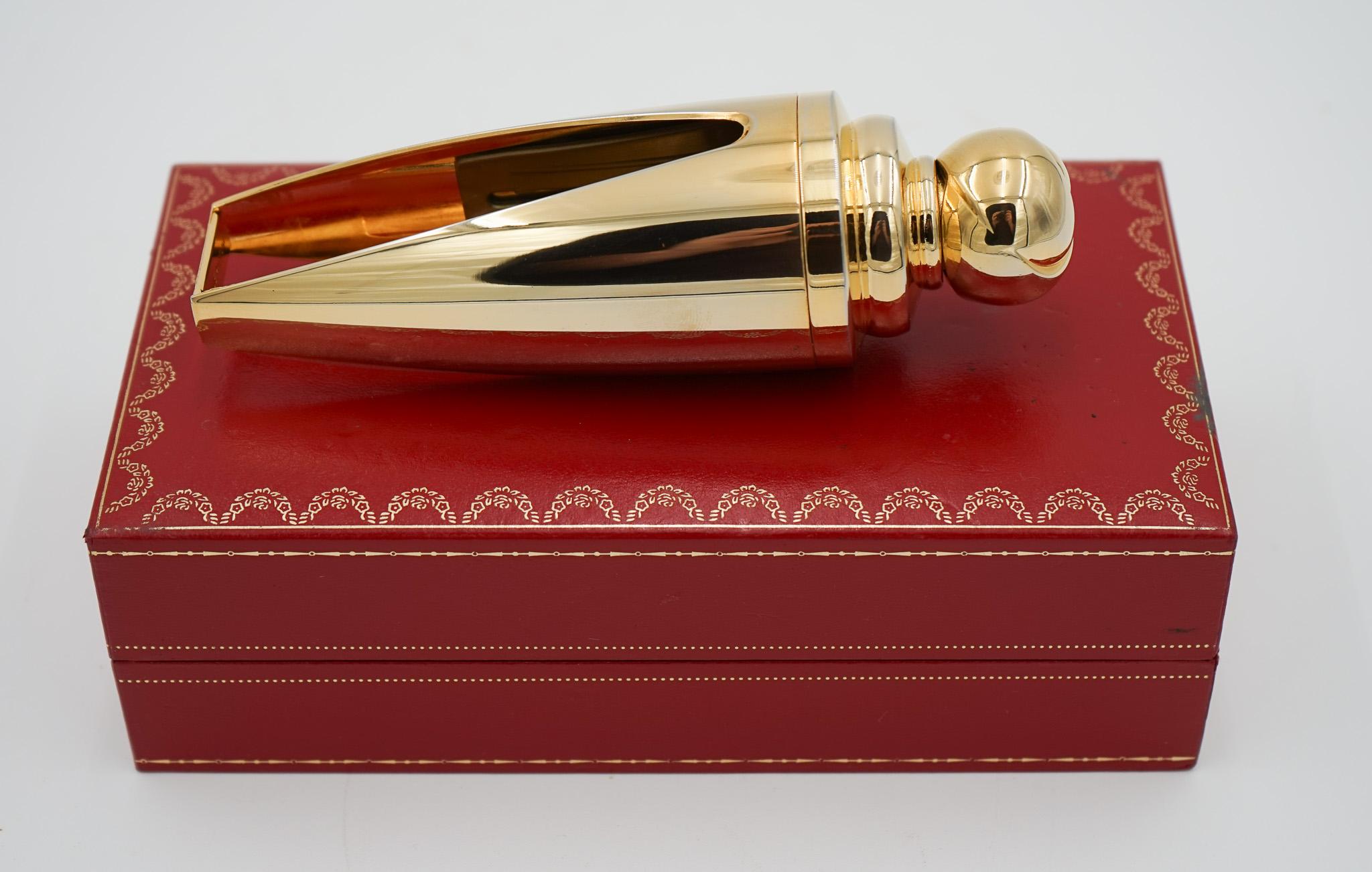 CARTIER LUXE OR ATOMISER PARFUM FLACON 