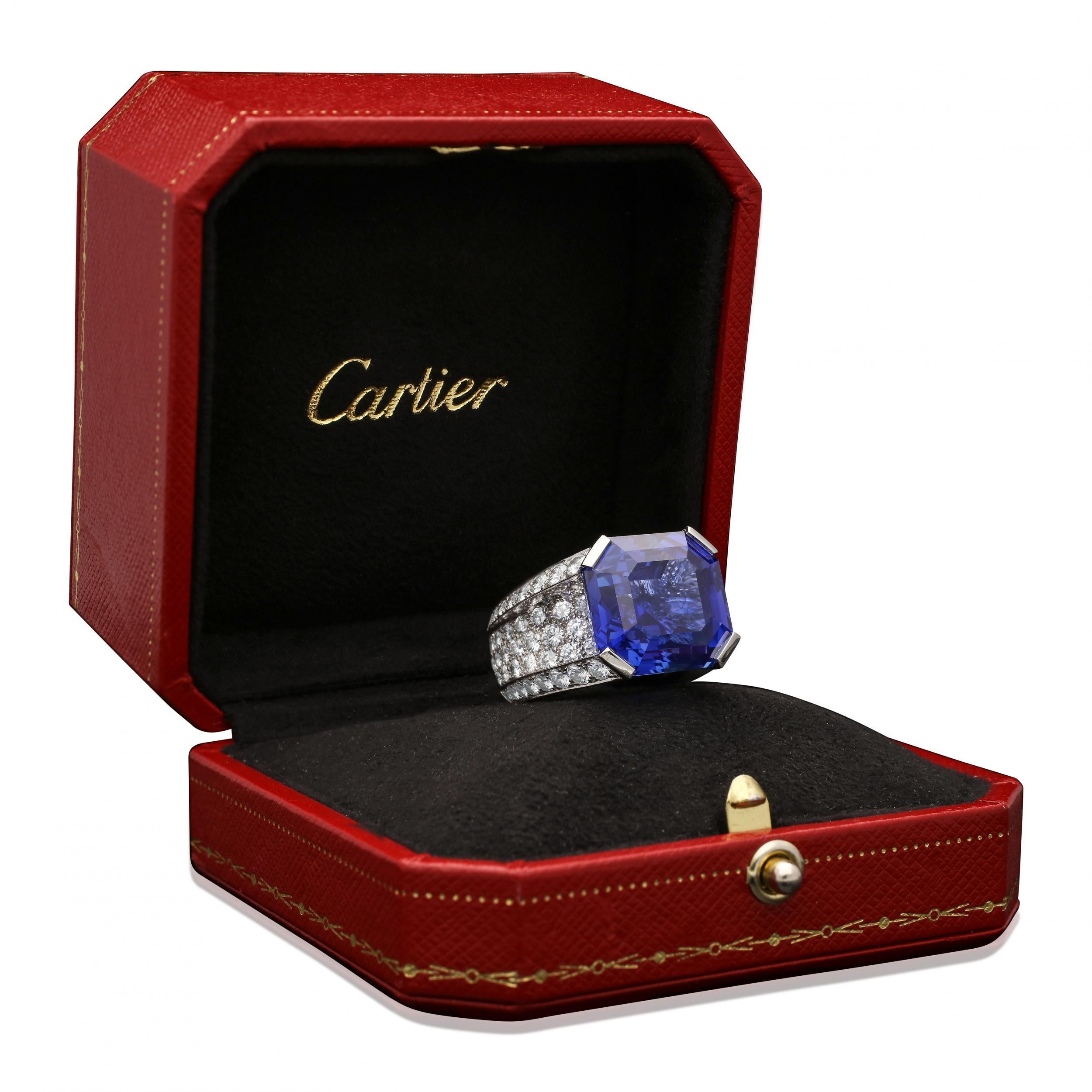 cartier sapphire ring