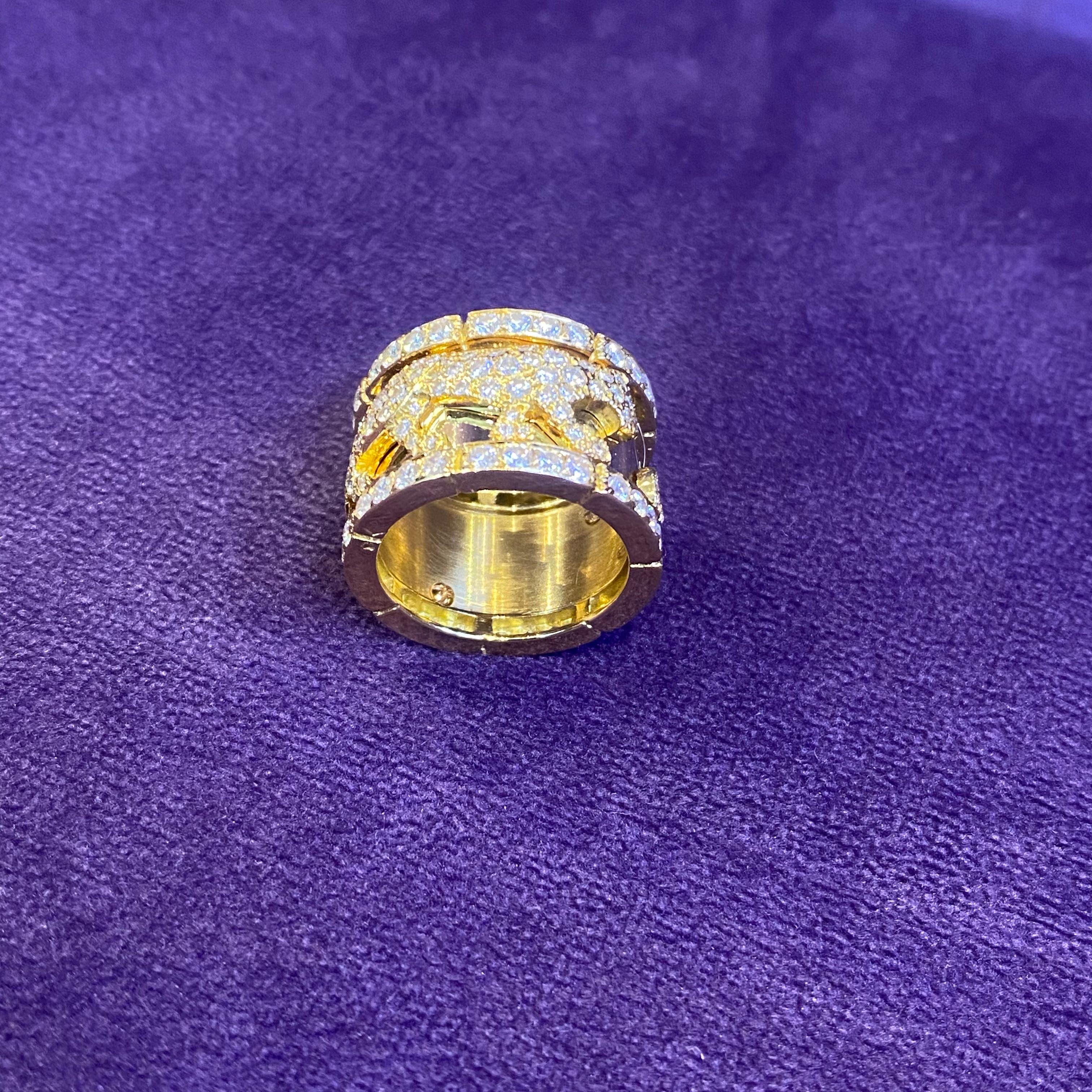 Cartier Mahango Walking Panthère' Diamond Ring 2