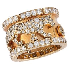 Cartier Mahango Walking Panth�ère' Diamond Ring