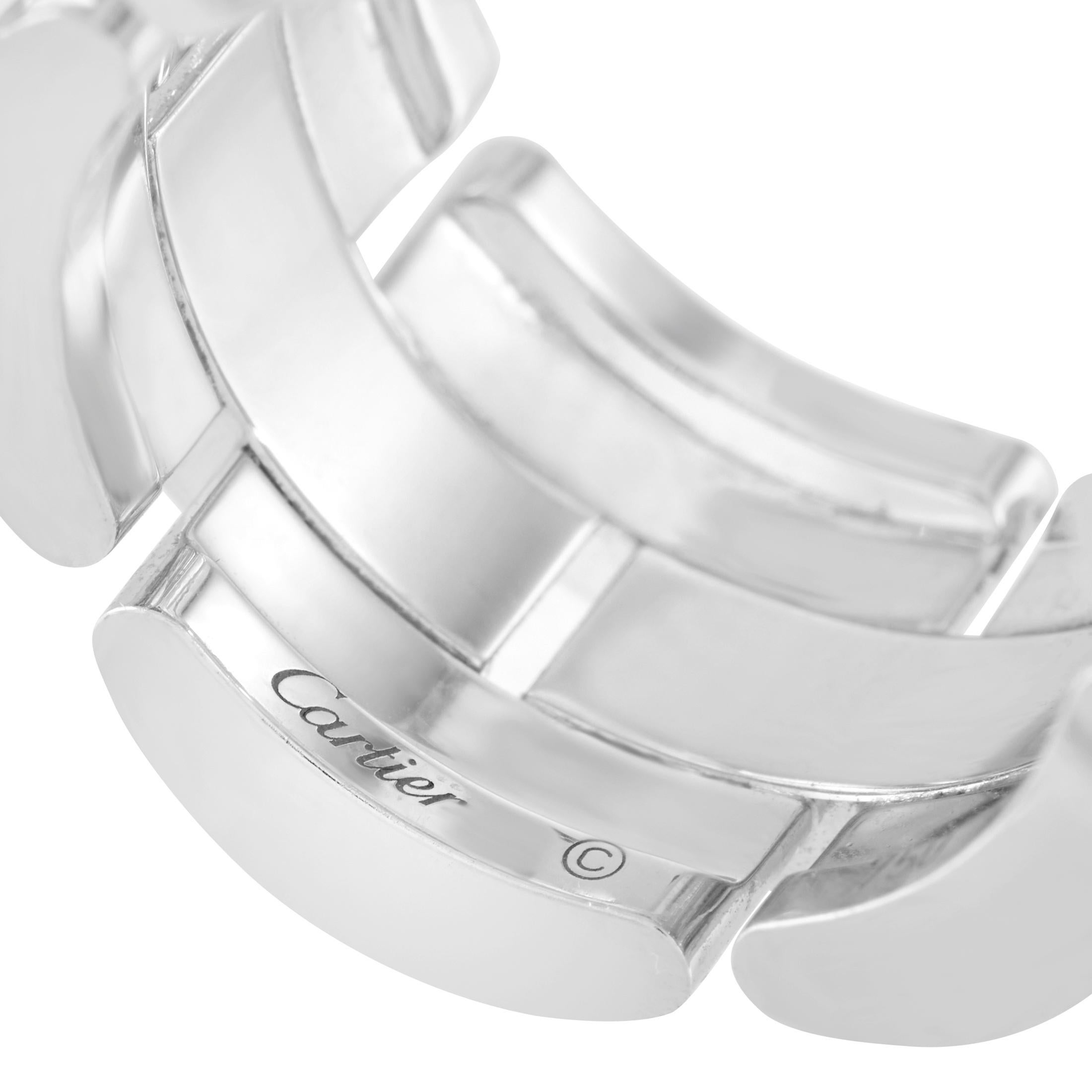 Women's Cartier Maillon de Cartier 18K White Gold 4.00 ct Diamond Ring