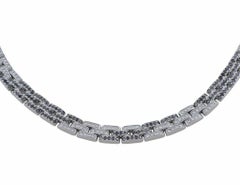 Cartier Maillon Panther Black and White Diamond Necklace