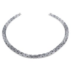 Cartier Maillon Panther Black and White Diamond Necklace
