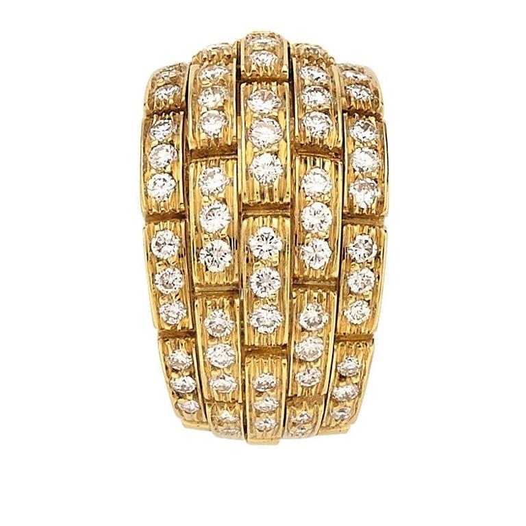 Cartier Maillon Panthere Or 18k & 2.40ct Diamond Single Ear Clip (1 only) en vente 1