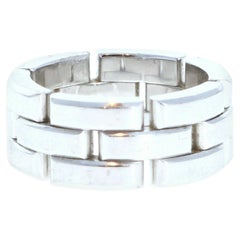 Cartier Maillon Panthere 18K White Gold Ring