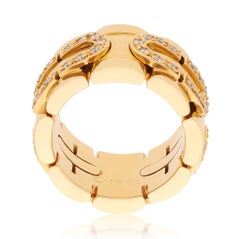 CARTIER Maillon Panthère 18K Yellow Gold Diamond Ring