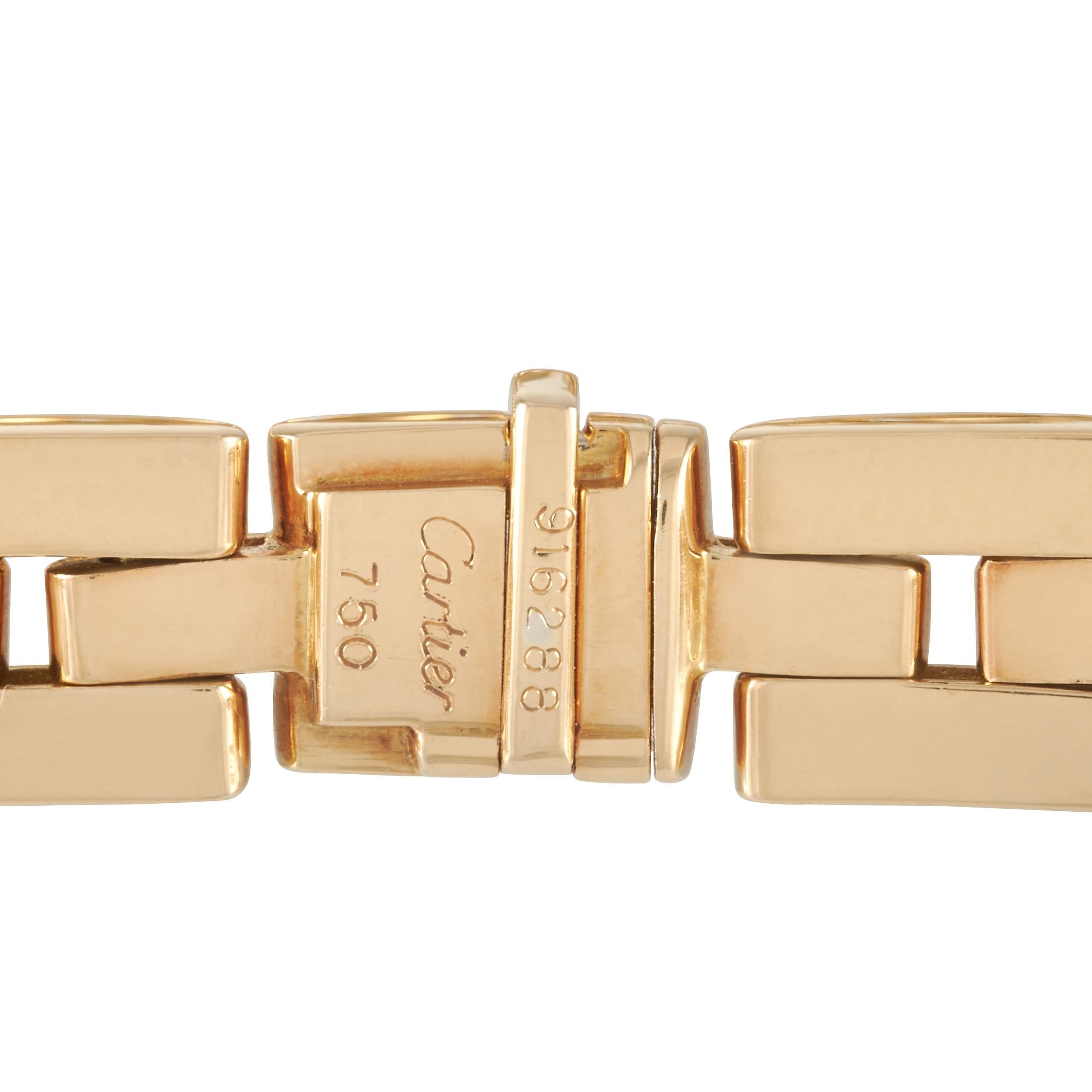 Cartier Maillon Panthre Halskette aus 18 Karat Gelbgold Damen