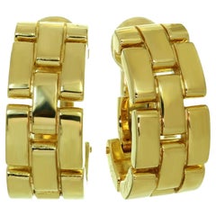 Cartier Maillon Panthere 18k Yellow Gold Wrap Earrings