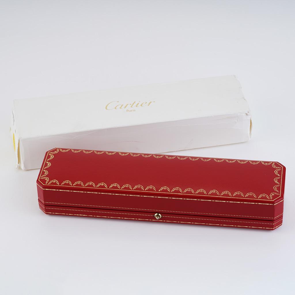 Contemporary Cartier Maillon Panthere 3 Row Diamond Bracelet 18K White Gold