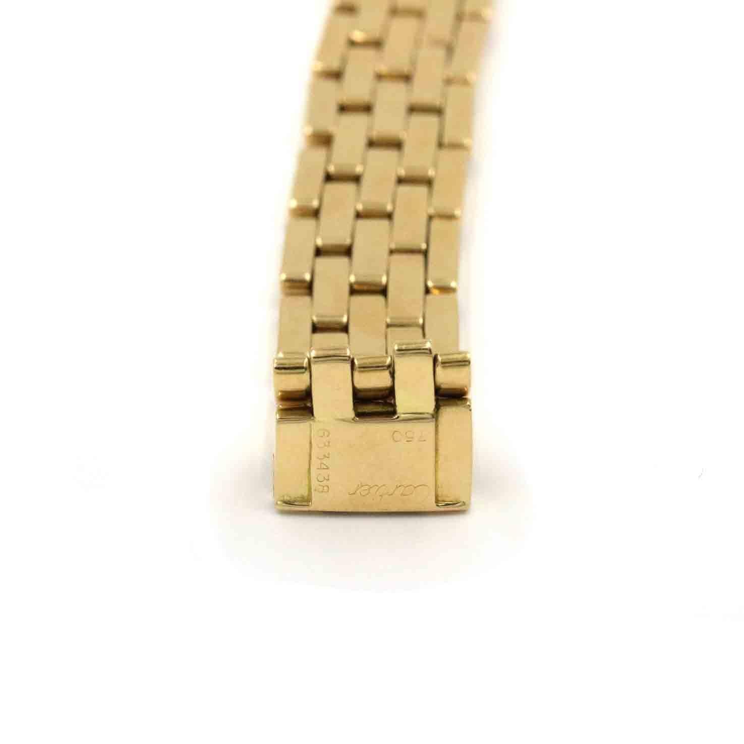 Women's Cartier Maillon Panthere 5 Row Necklace in 18K Yellow Gold