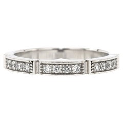 Cartier, bague Maillon Panthère en or blanc 18 carats avec diamants pavés