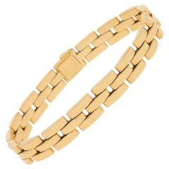 Vintage Cartier Maillon Panthere Bracelet in Yellow Gold