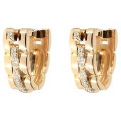 Cartier Maillon Panthere Cufflinks in 18K Yellow Gold 0.35 CTW