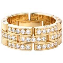 Cartier Maillon Panthere Diamantband 18 Karat Gelbgold