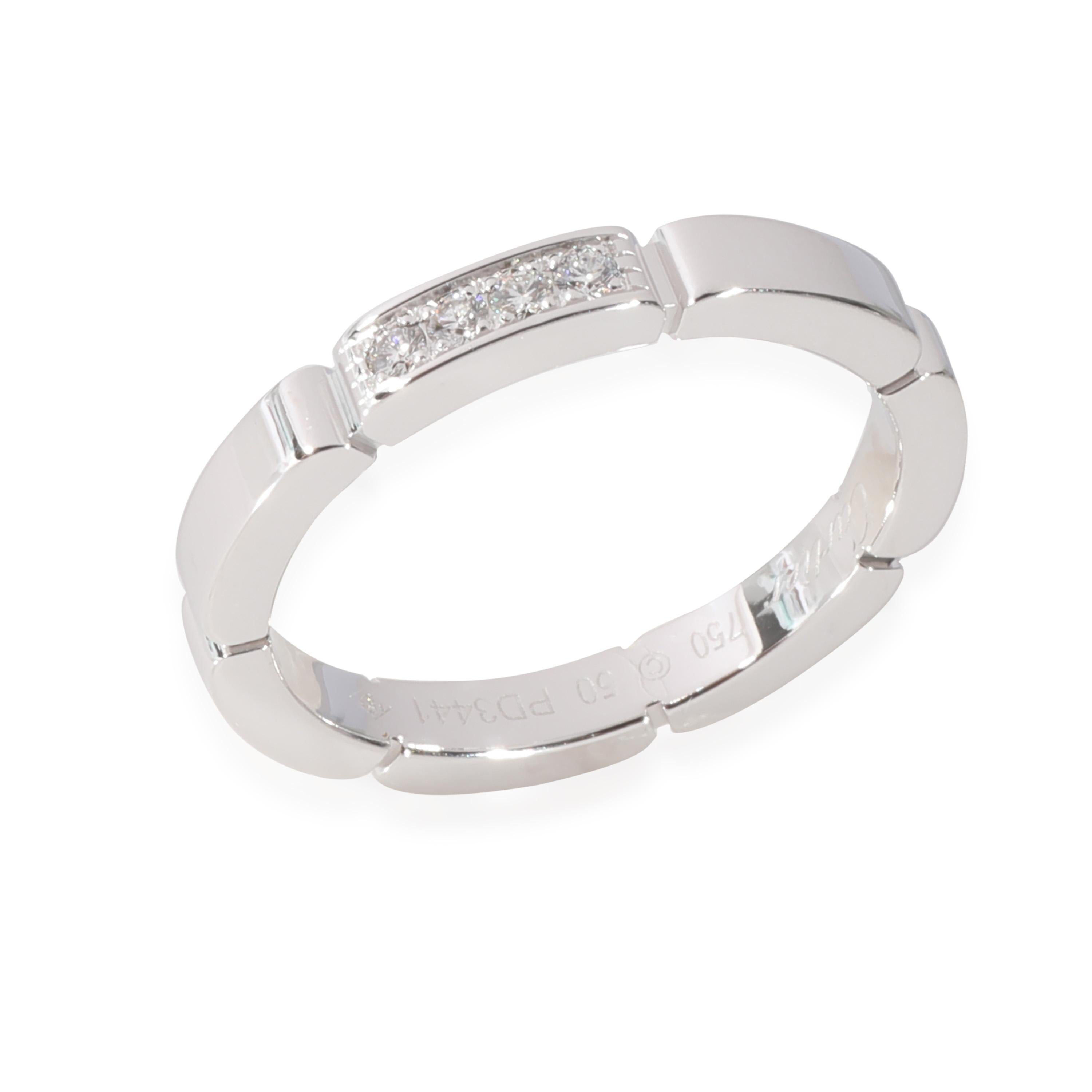 Cartier Maillon Panthere Diamond Band in Platinum 0.05 CTW

PRIMARY DETAILS
SKU: 125352
Listing Title: Cartier Maillon Panthere Diamond Band in Platinum 0.05 CTW
Condition Description: Retails for 2030 USD. In excellent condition and recently