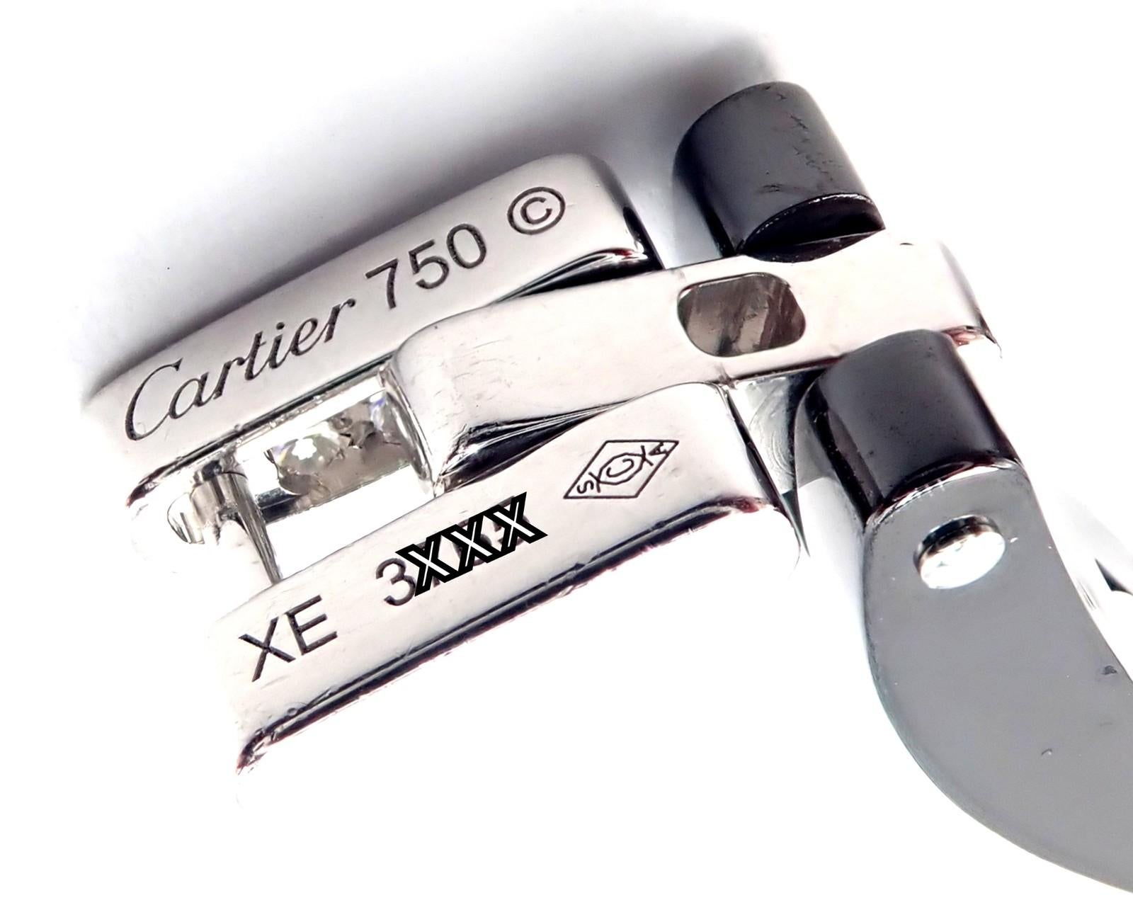 Collar Cartier Maillon Panthere Diamante Cerámica Oro Blanco Link en venta 9