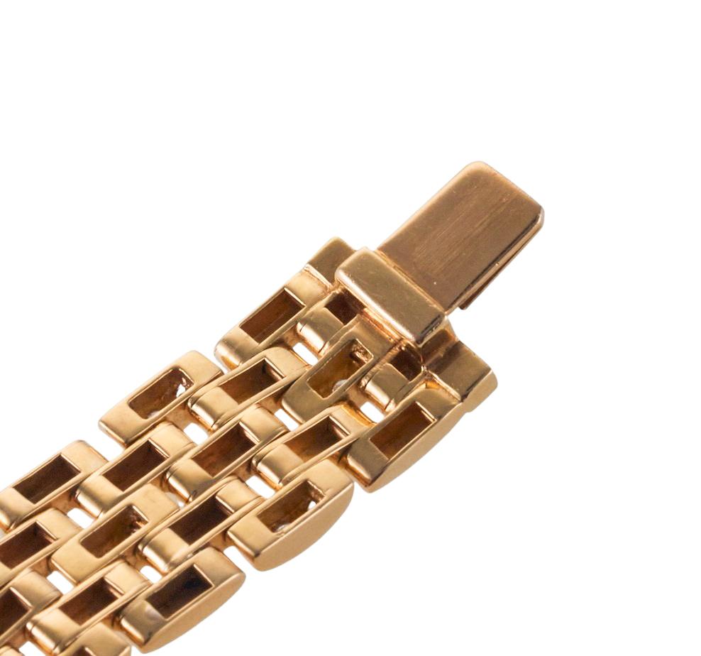 Cartier Maillon Panthere Diamond Gold Bracelet 2