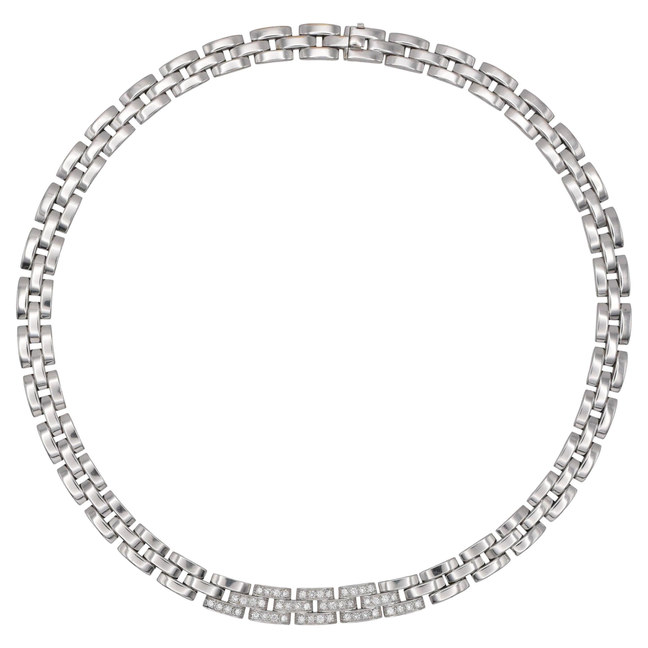 Cartier Maillon Panthere Diamond Necklace